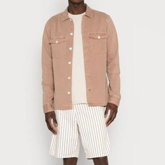 ALL SAINTS Spotter Pink Button Down Casual Long Sleeve Shirt Sz‎ XS - Picture 2 of 8